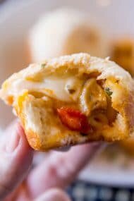 Cheesy Sausage and Pasta Bombs are the perfect after school snack your kids will love.