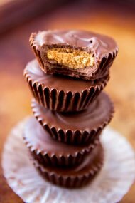 Pumpkin Peanut Butter Cups made with just 4 ingredients and in just 10 minutes, they're the perfect fall treat!