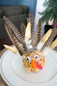 Turkey Ornament Favors - Perfect for the Thanksgiving Kid's Table